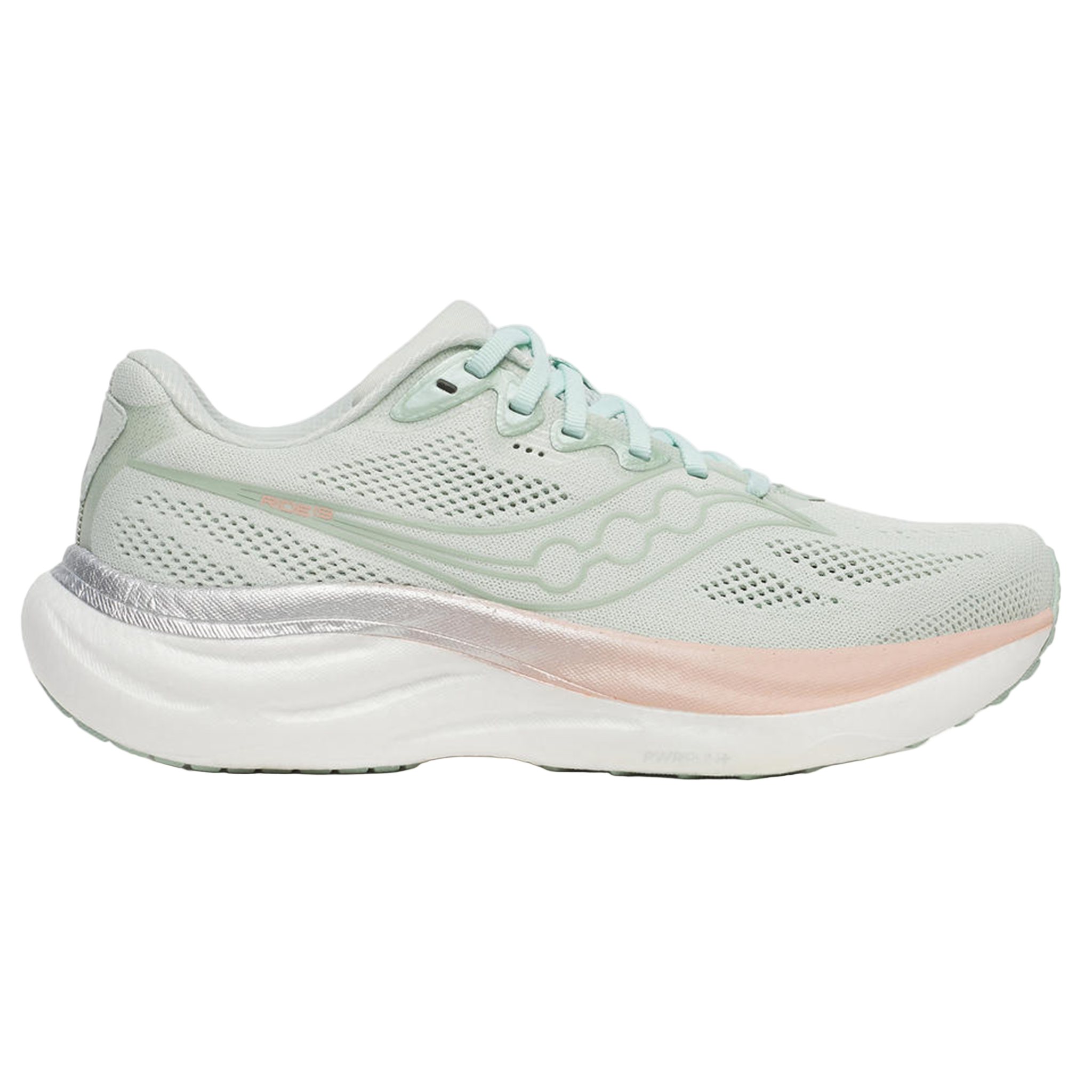 Saucony Womens Ride 19 - Mist/Cameo - Neutral - SS26