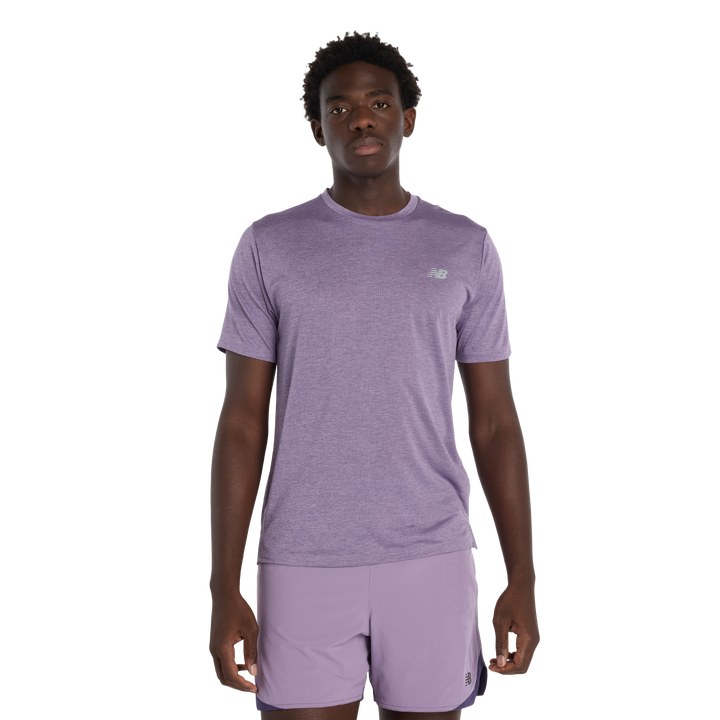New Balance Mens Athletics T-Shirt - Candied Violet - SS26