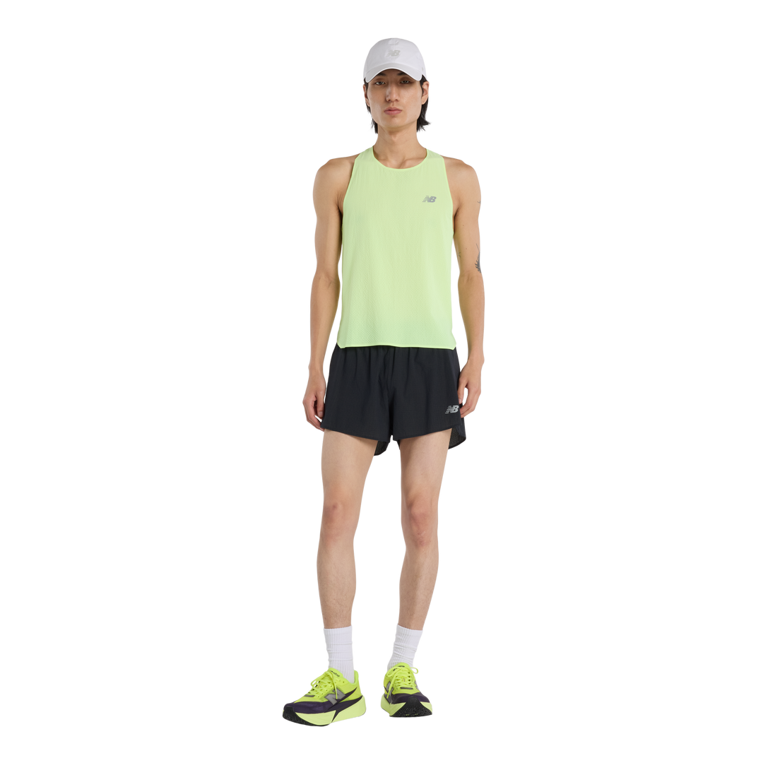 New Balance Mens Race Day Ultra Light Singlet - Afterglow - SS26