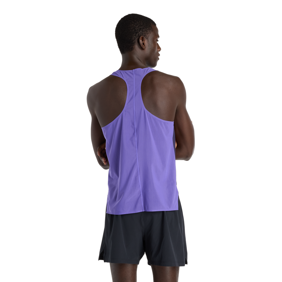 Débardeur imprimé ultra léger Race Day New Balance pour hommes - Violet électrique - SS26