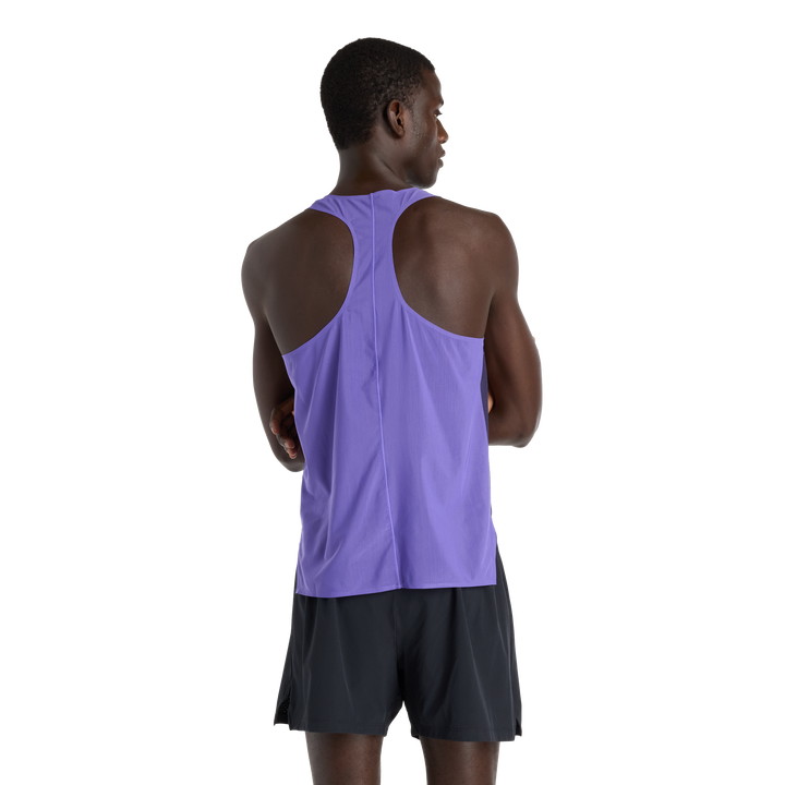 Débardeur imprimé ultra léger Race Day New Balance pour hommes - Violet électrique - SS26
