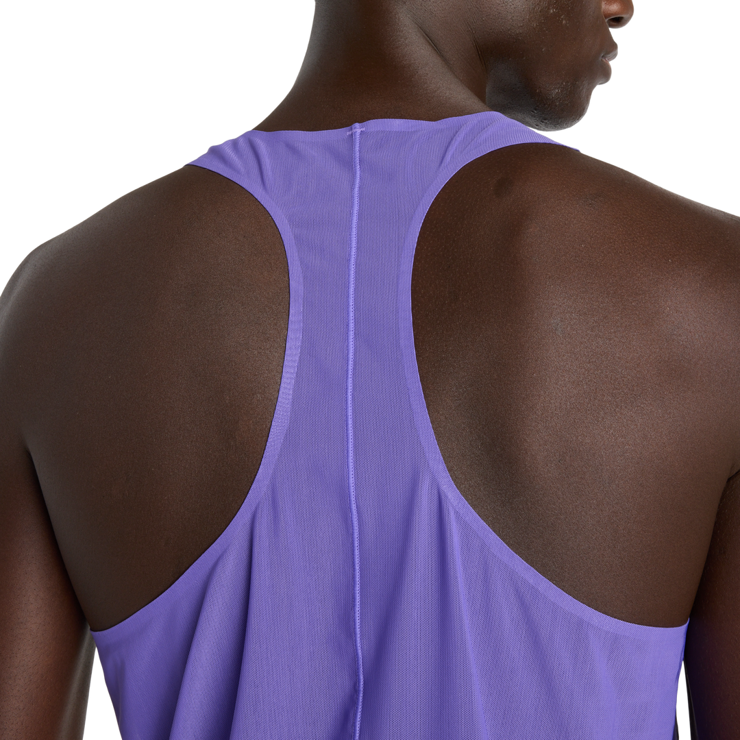 Débardeur imprimé ultra léger Race Day New Balance pour hommes - Violet électrique - SS26