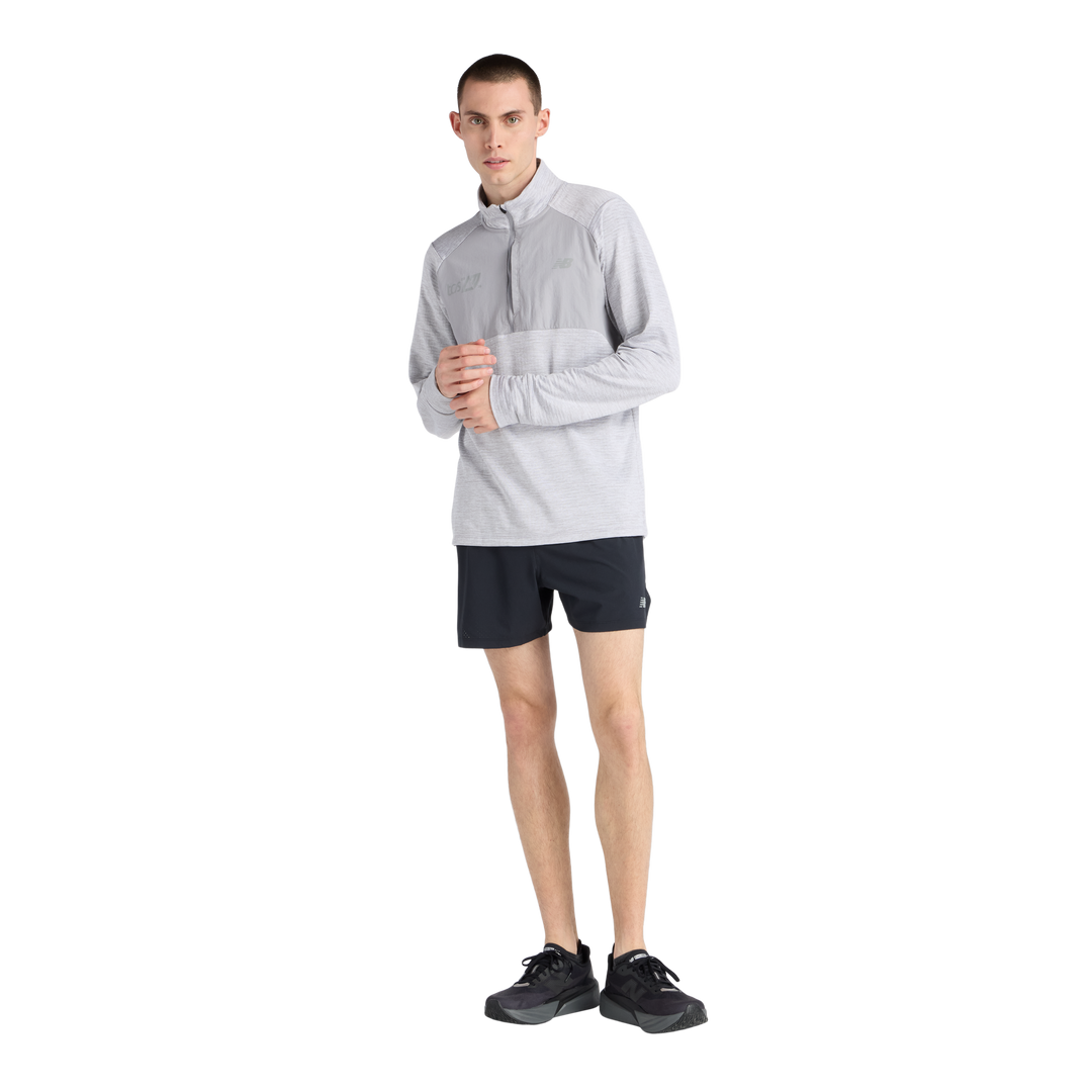 New Balance Herren London Edition RC Essential Heat Grid Half Zip – Athletic Grey – SS26