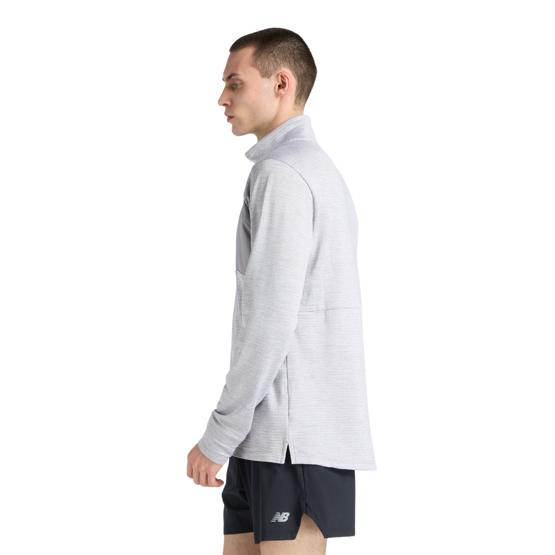 New Balance Herren London Edition RC Essential Heat Grid Half Zip – Athletic Grey – SS26