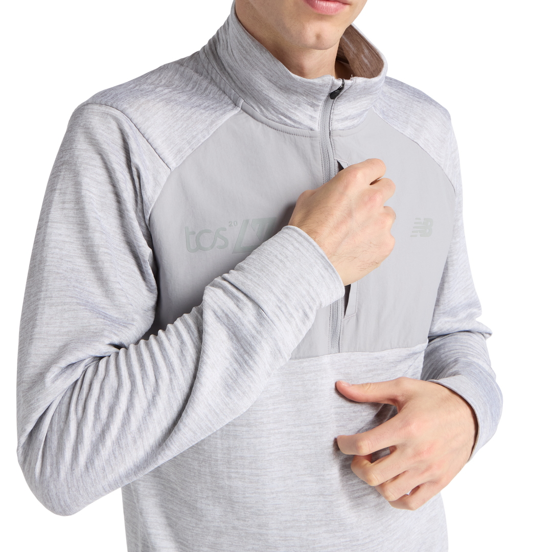 New Balance Herren London Edition RC Essential Heat Grid Half Zip – Athletic Grey – SS26