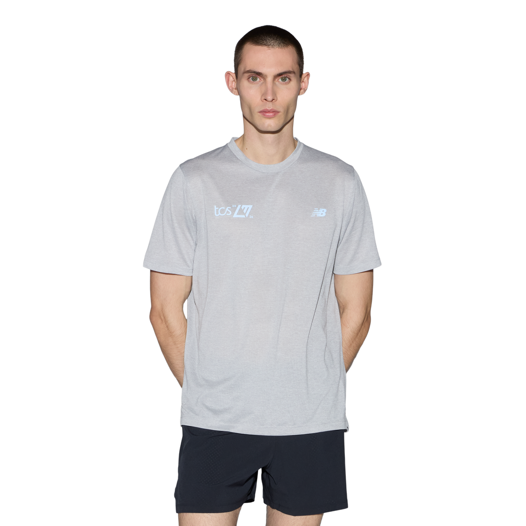 New Balance Mens London Edition RC Essential T-Shirt - Athletic Grey - SS26
