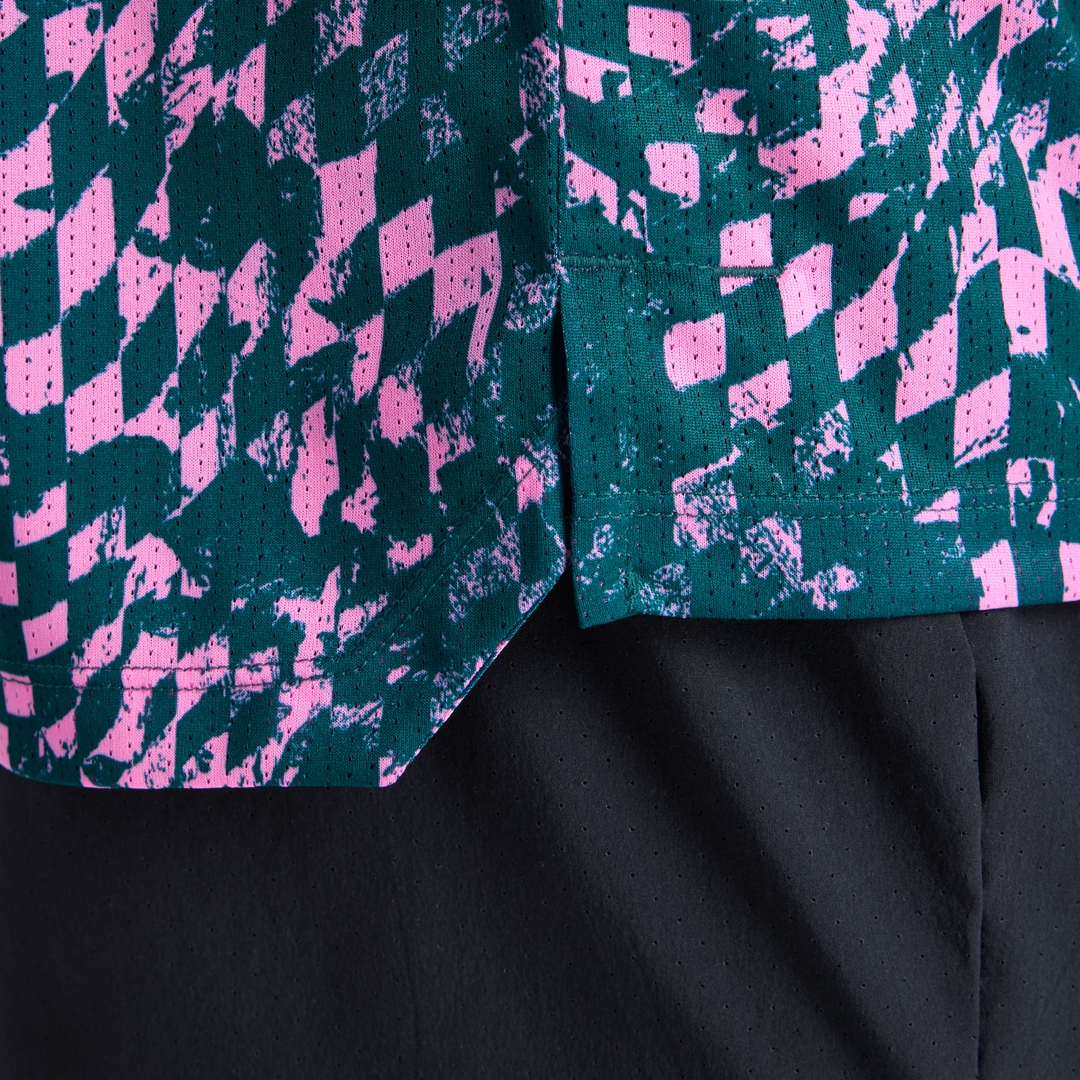 New Balance Herren London Edition RC Essential bedrucktes T-Shirt – Pink Heat – SS26