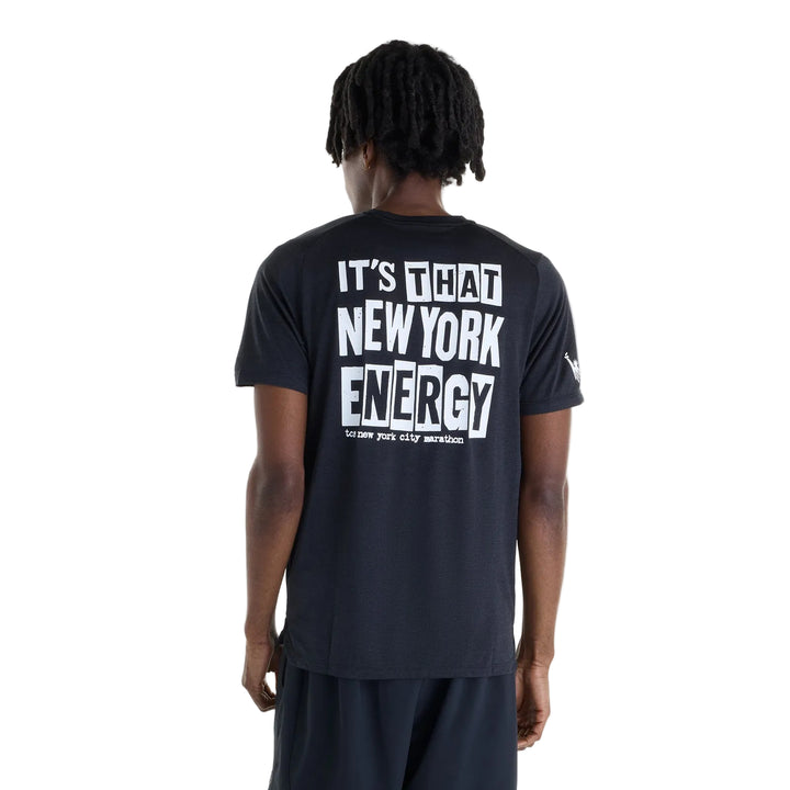 New Balance Mens NYC Marathon RC Essential Graphic T-Shirt - Black - AW26