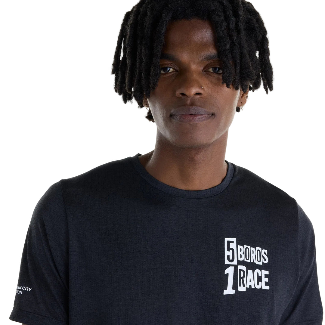 New Balance Mens NYC Marathon RC Essential Graphic T-Shirt - Black - AW26