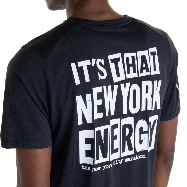New Balance Mens NYC Marathon RC Essential Graphic T-Shirt - Black - AW26