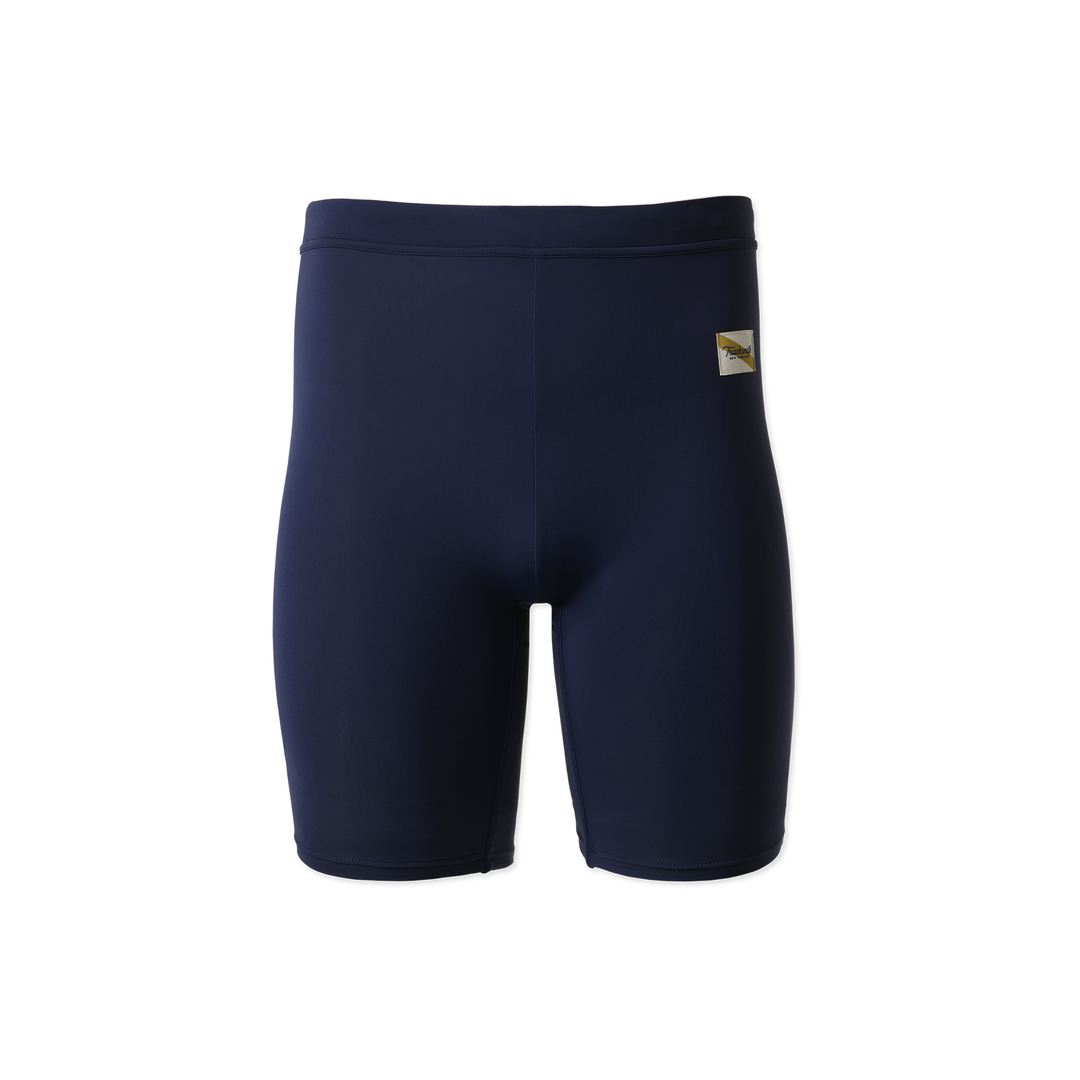 Tracksmith Mens Turnover Half Tights (Lined) - Navy - AW25