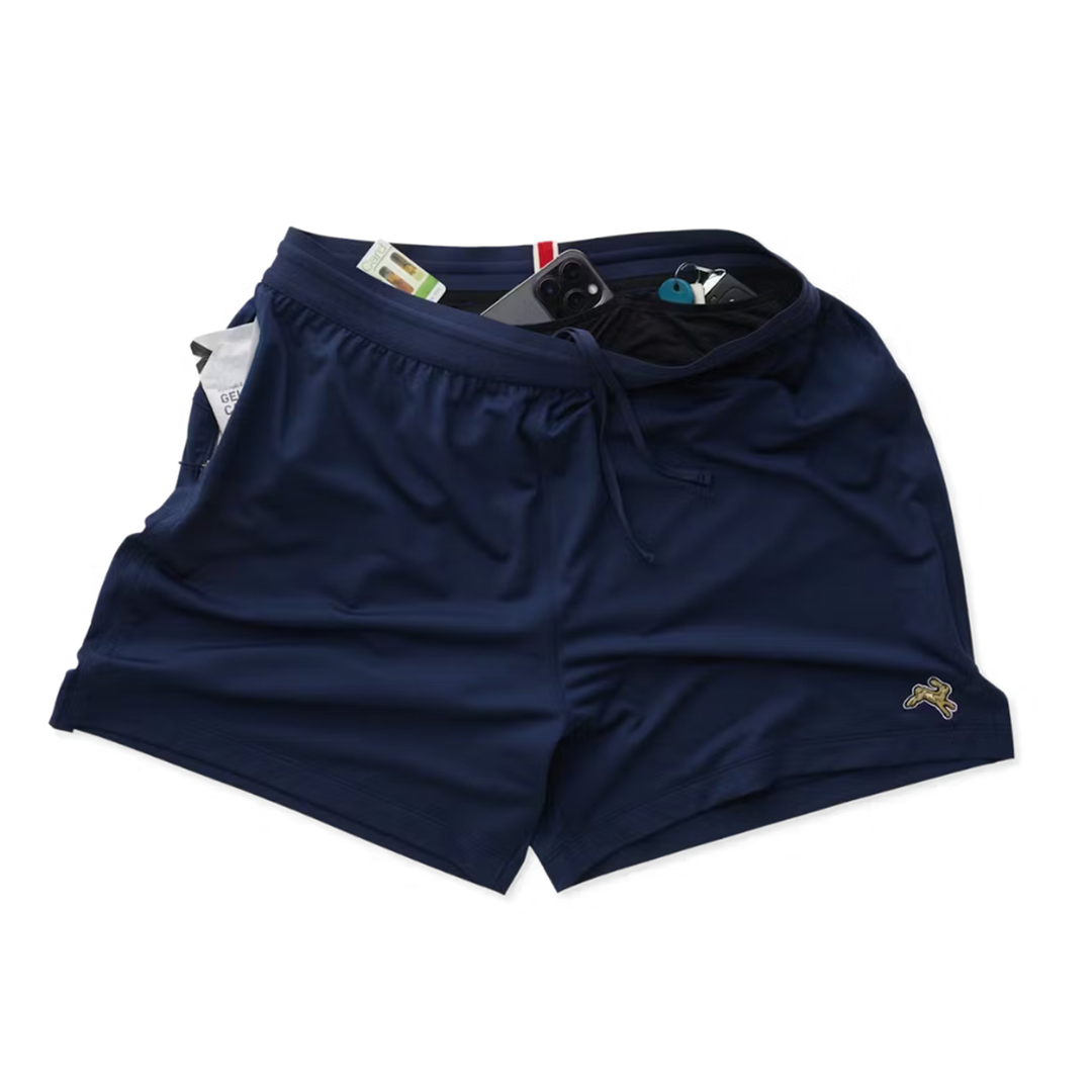 Tracksmith Mens Session Shorts - Navy