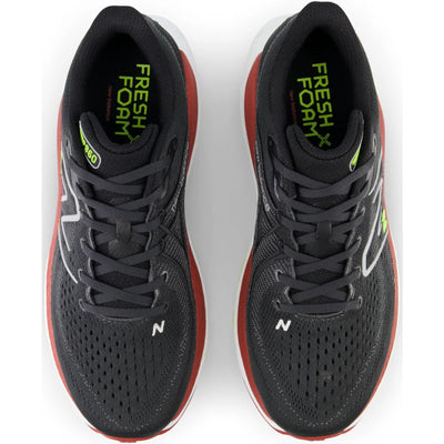 New Balance Mens 860v13 Wide - 2E Width - Black/Red Synthetic - Stability