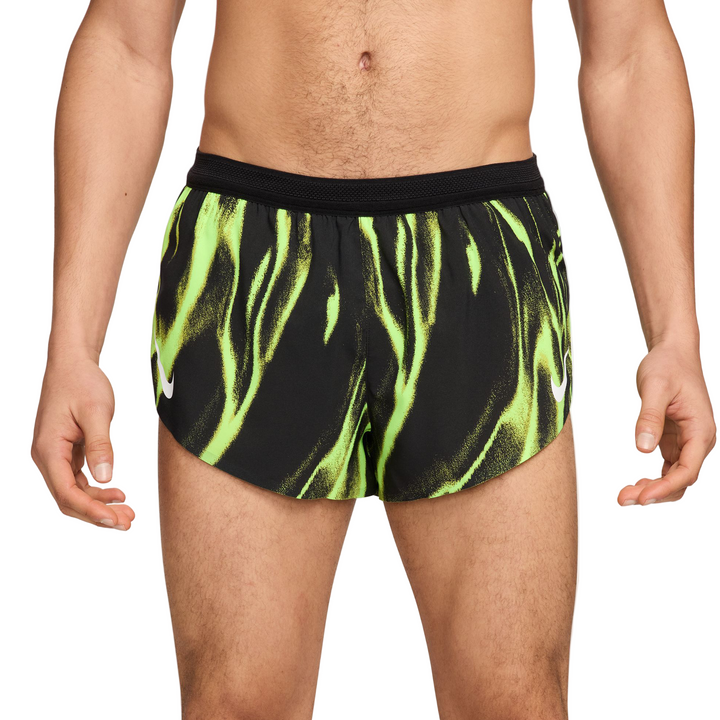 Nike Mens Dri-FIT ADV 2" Aeroswift Short - Volt/White