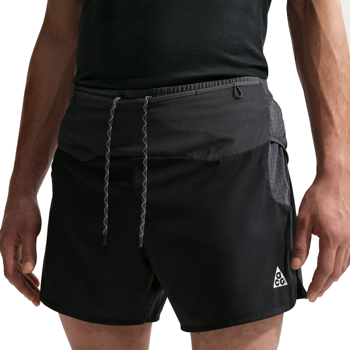 Nike ACG Mens "Second Sunrise" Dri-FIT ADV 5" Brief-Lined Shorts - Black/Anthracite/Summit White