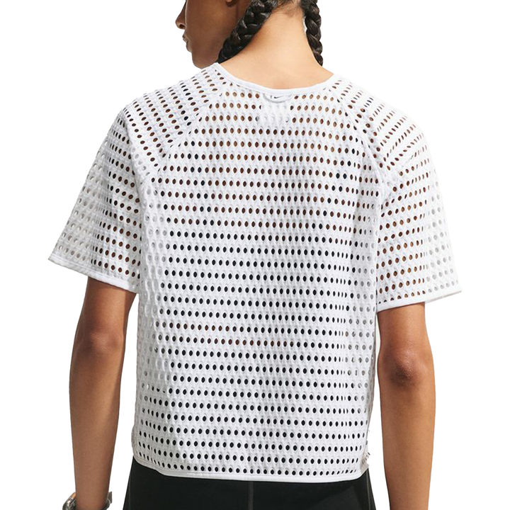 Nike ACG Womens Dri-FIT Radical AirFlow Trail Running Tee - White/Anthracite - HO26