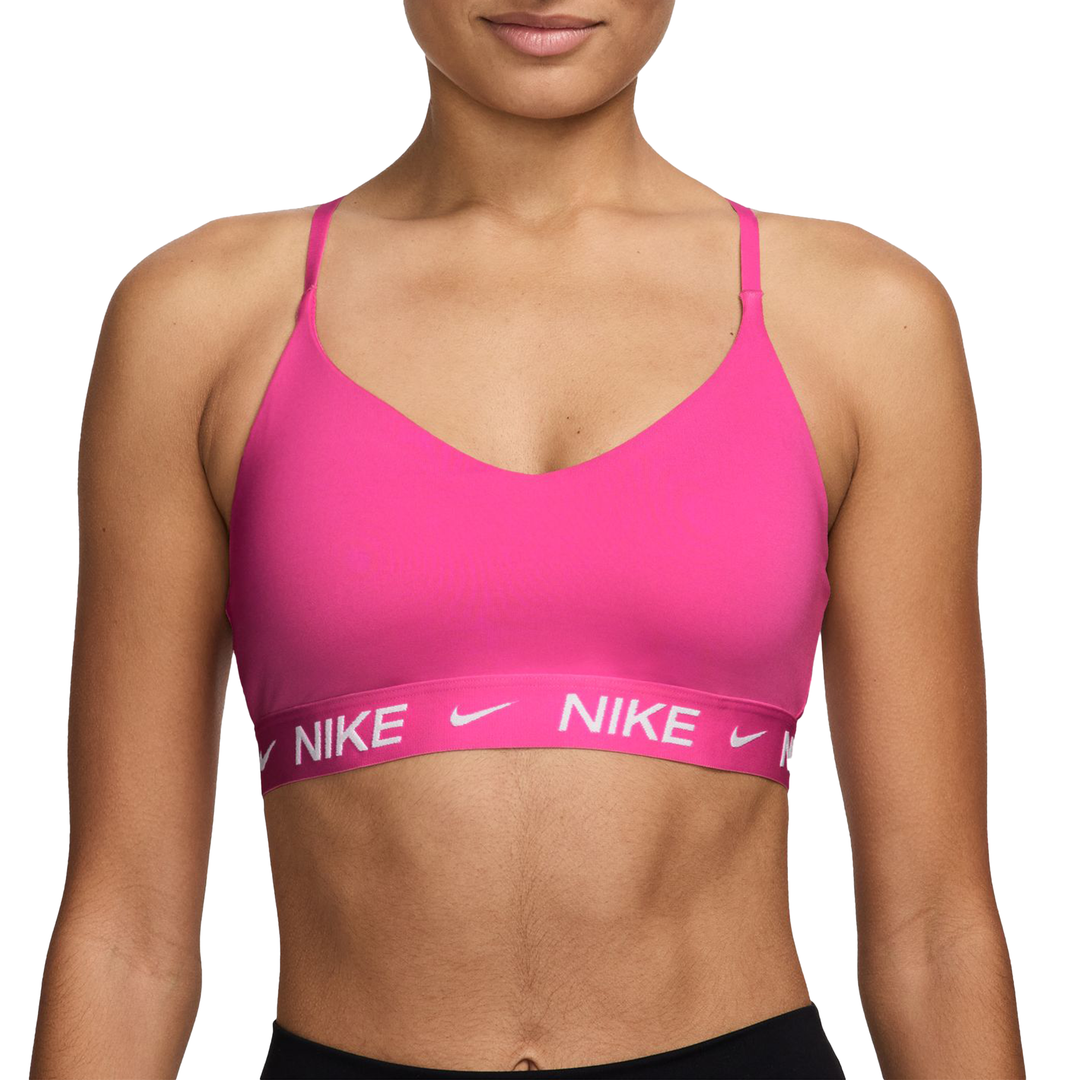 Nike Indy Light Support Adjustable Sports Bra - Hyper Pink - SU26