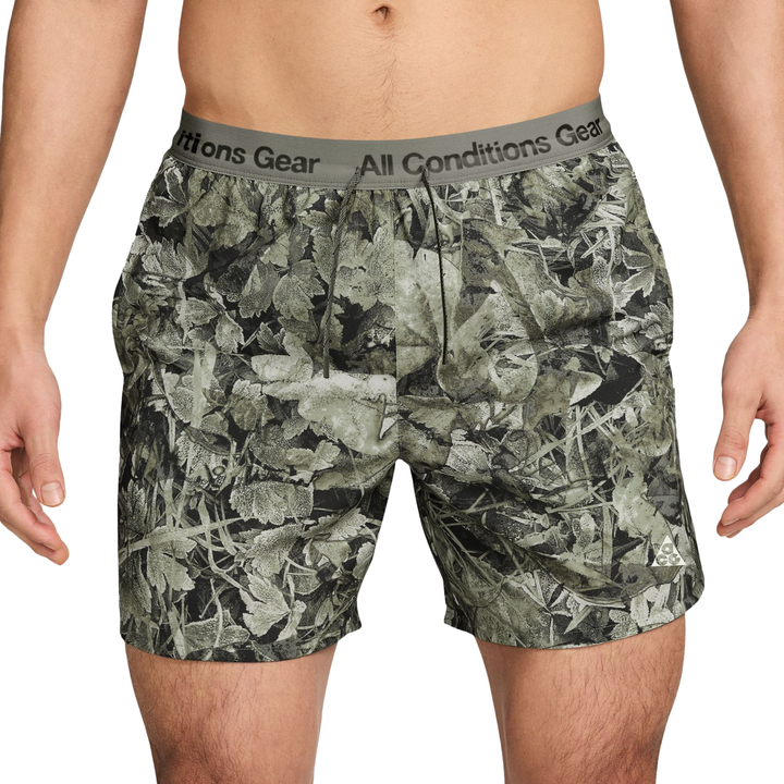 Nike Mens ACG Dri-FIT 6" Brief-Lined Short - Sequoia/Light Army/Summit White - FA26