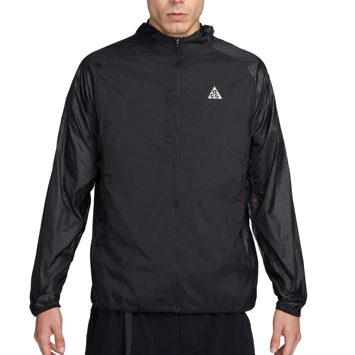 Nike Mens ACG "Aireez" UV Protection Jacket - Black/Black/Summit White - SU26