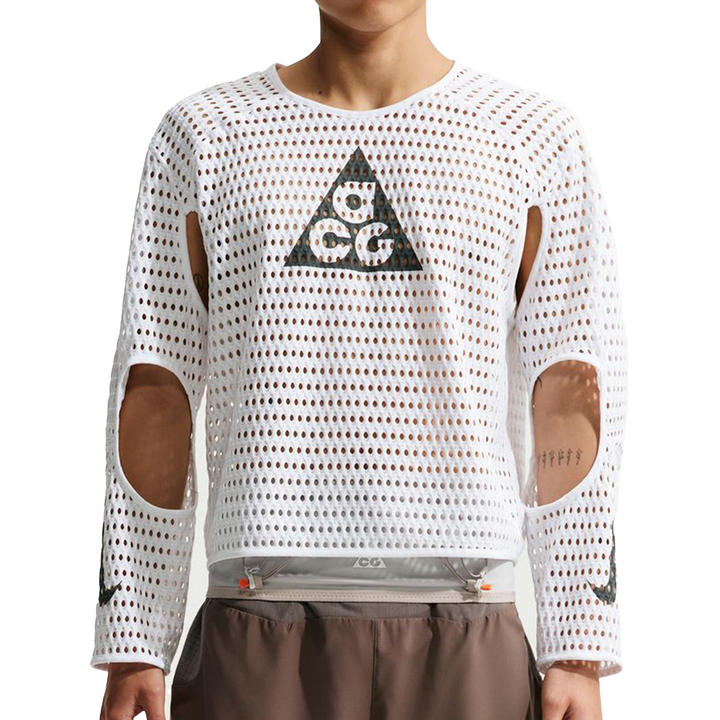 Nike Mens ACG Radical AirFlow NXT Dri-FIT L/S Trail Running Top - White/Anthracite - FA26
