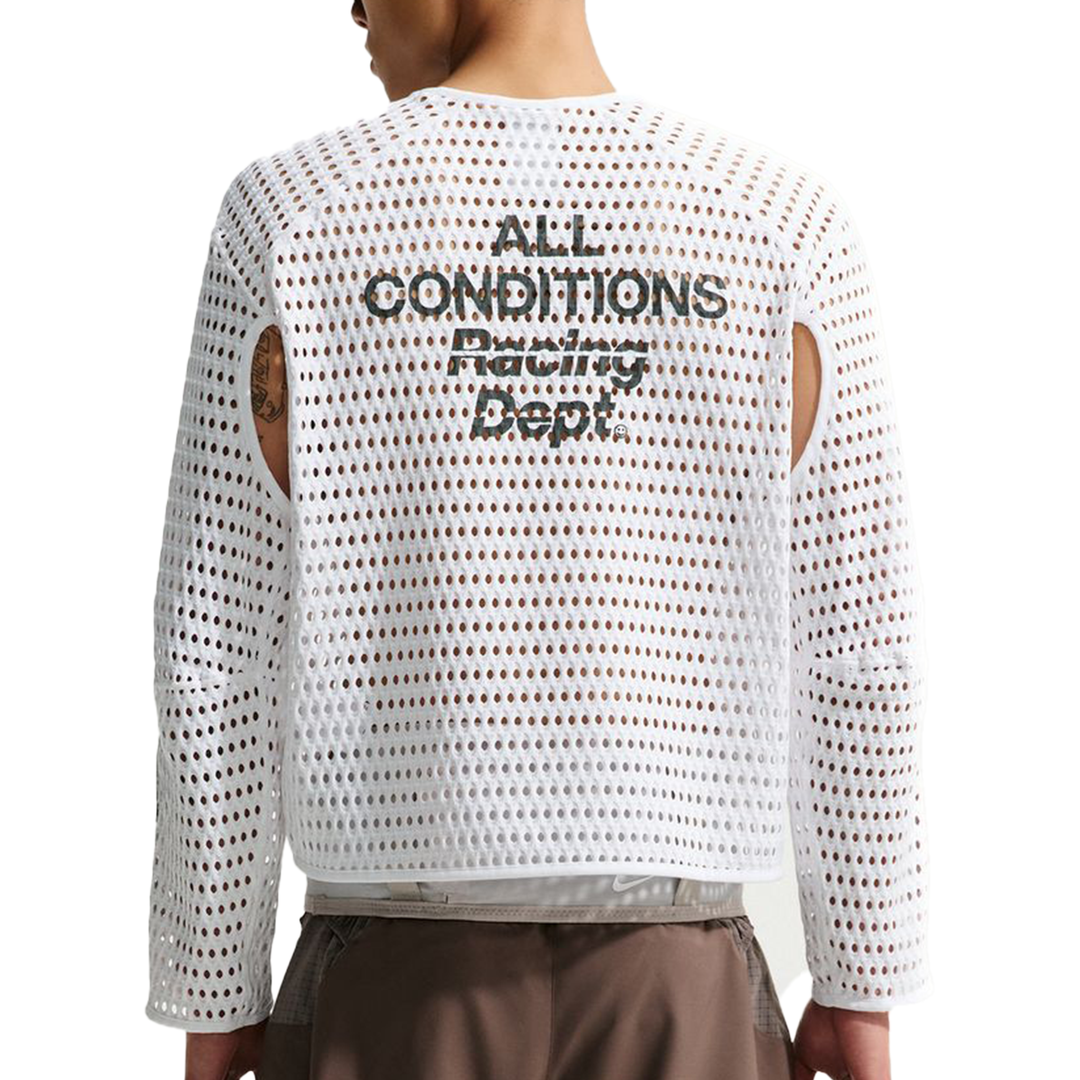 Nike Mens ACG Radical AirFlow NXT Dri-FIT L/S Trail Running Top - White/Anthracite - FA26