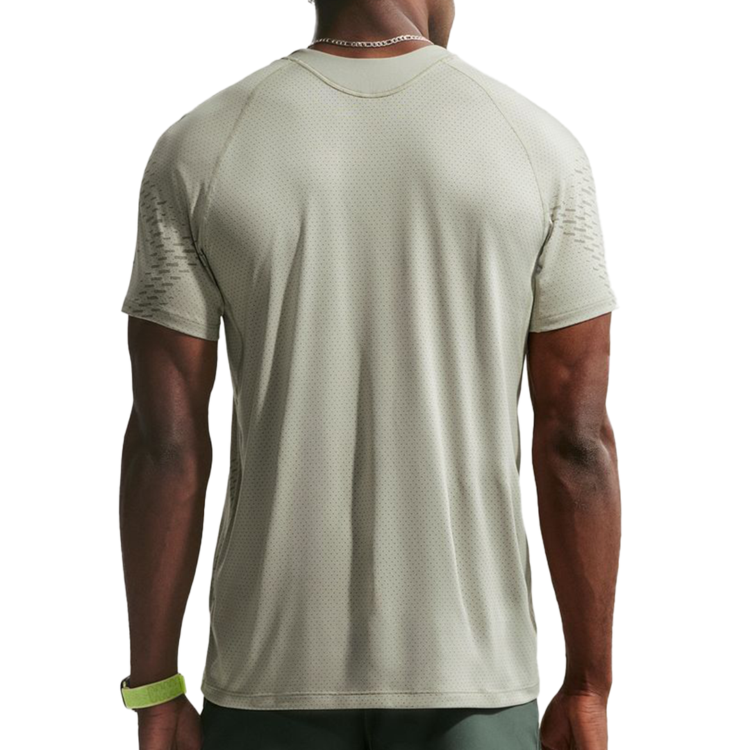 T-shirt Nike Dri-FIT ADV Stride Plus pour hommes - Brouillard épicéa/Armée légère/Argent réfléchissant