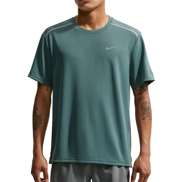 Nike Mens Dri-FIT Miler Tee - Mineral Slate/Reflective Silver - SU26