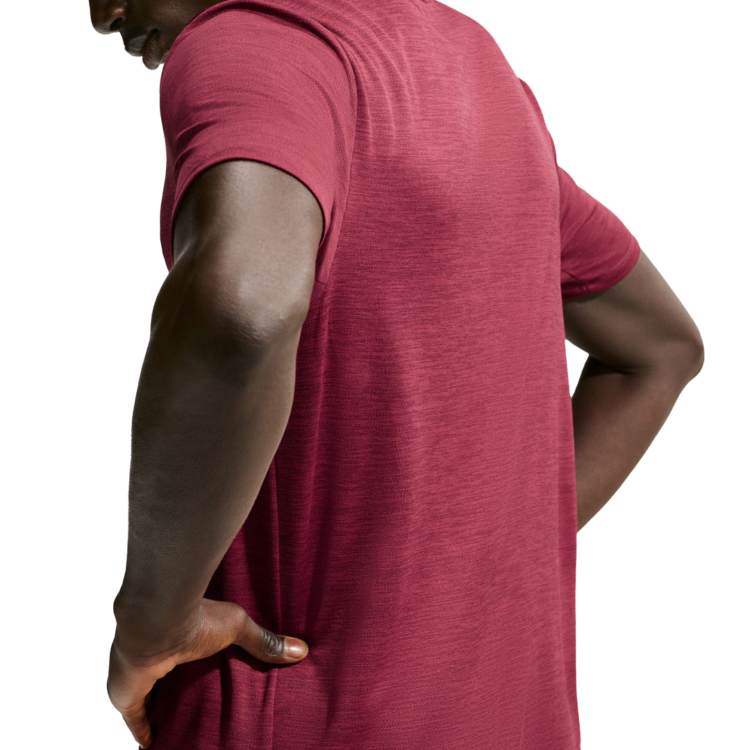 Nike Mens Dri-FIT Miler Tee - Tough Red/Mystic Dates/Reflective Silver - FA26