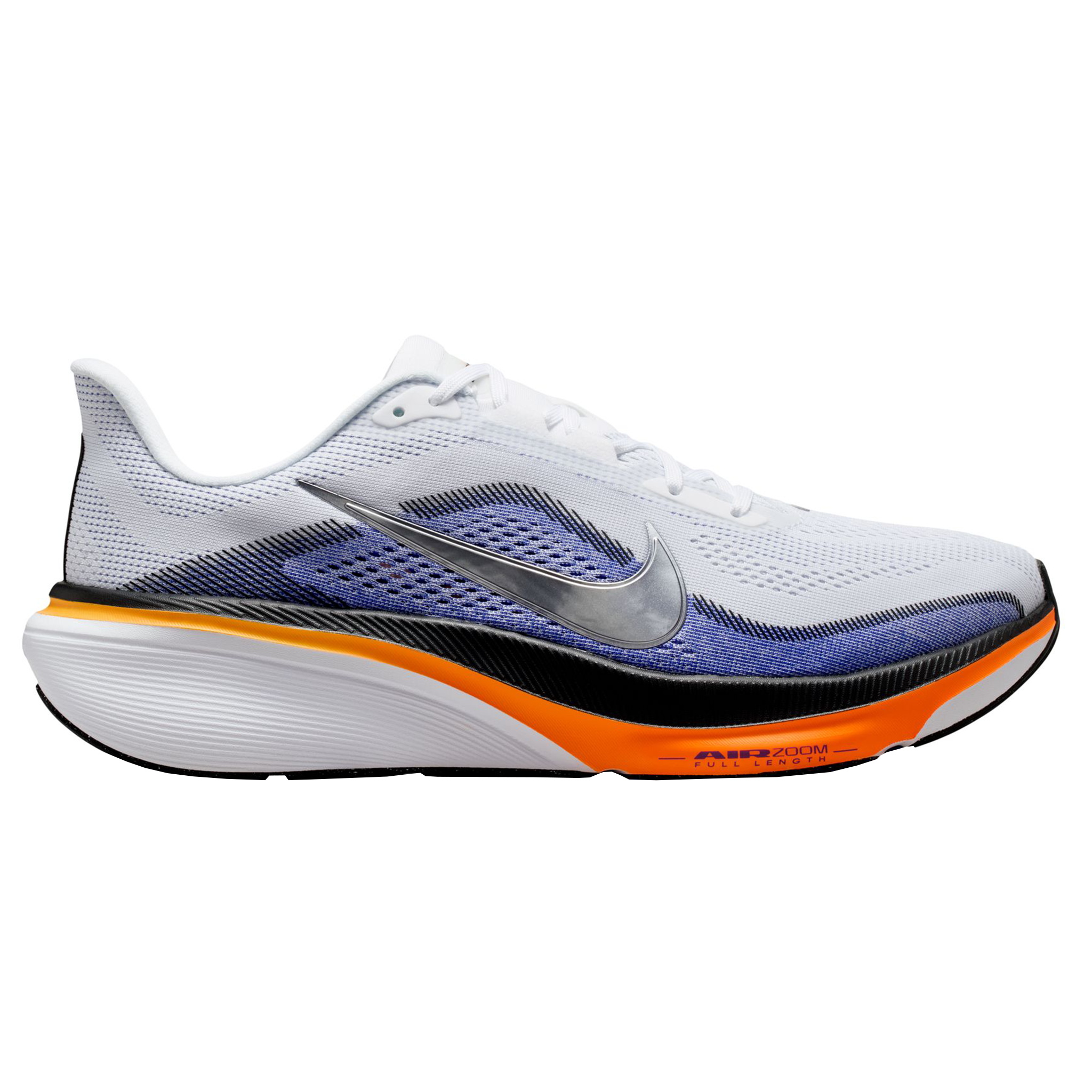 Nike Homme Pegasus 42 - Blanc/Argent Métallique/Lapis/Orange Total - Neutre - SU26