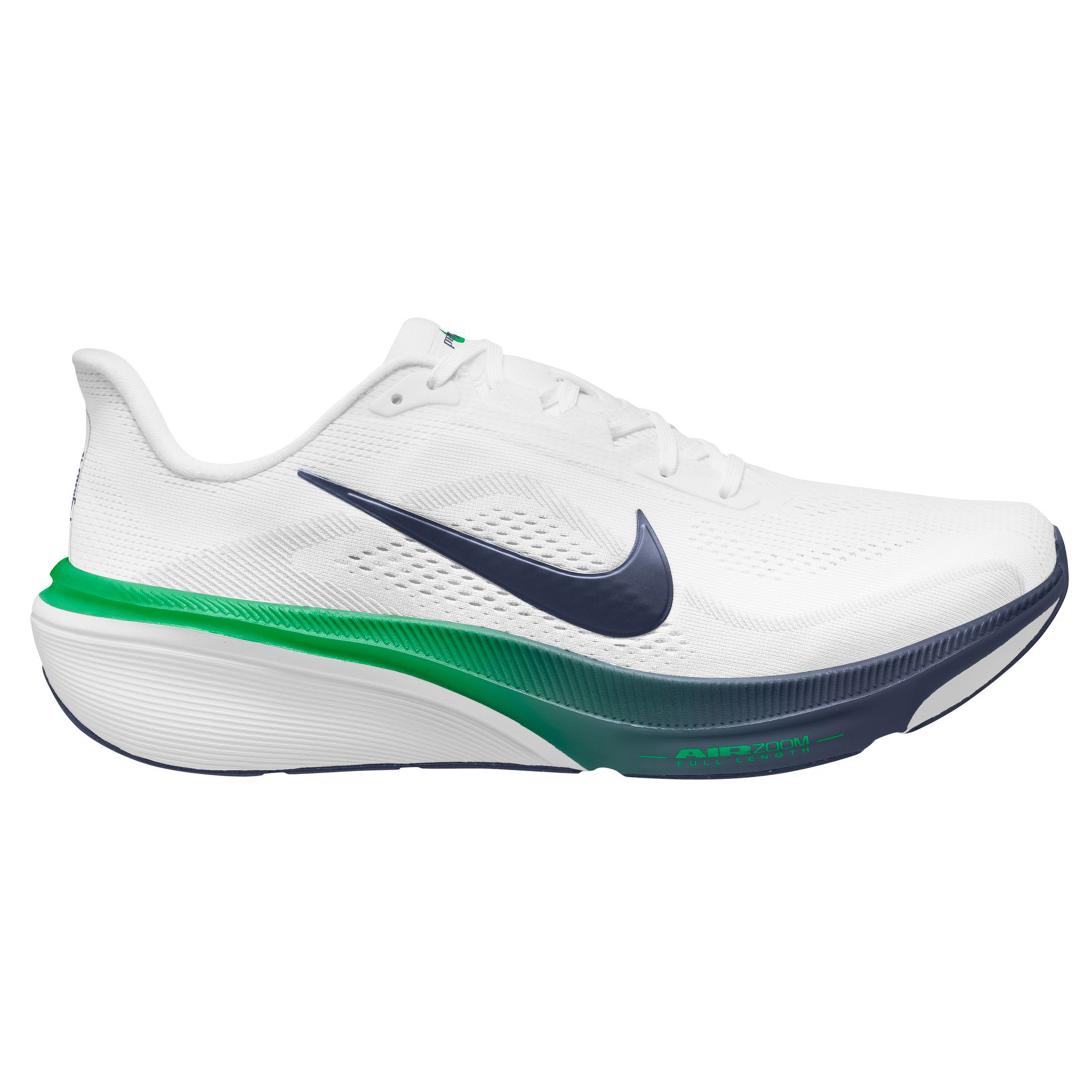 Nike Mens Pegasus 42 - White/Midnight Navy/Green Spark - Neutral - FA26