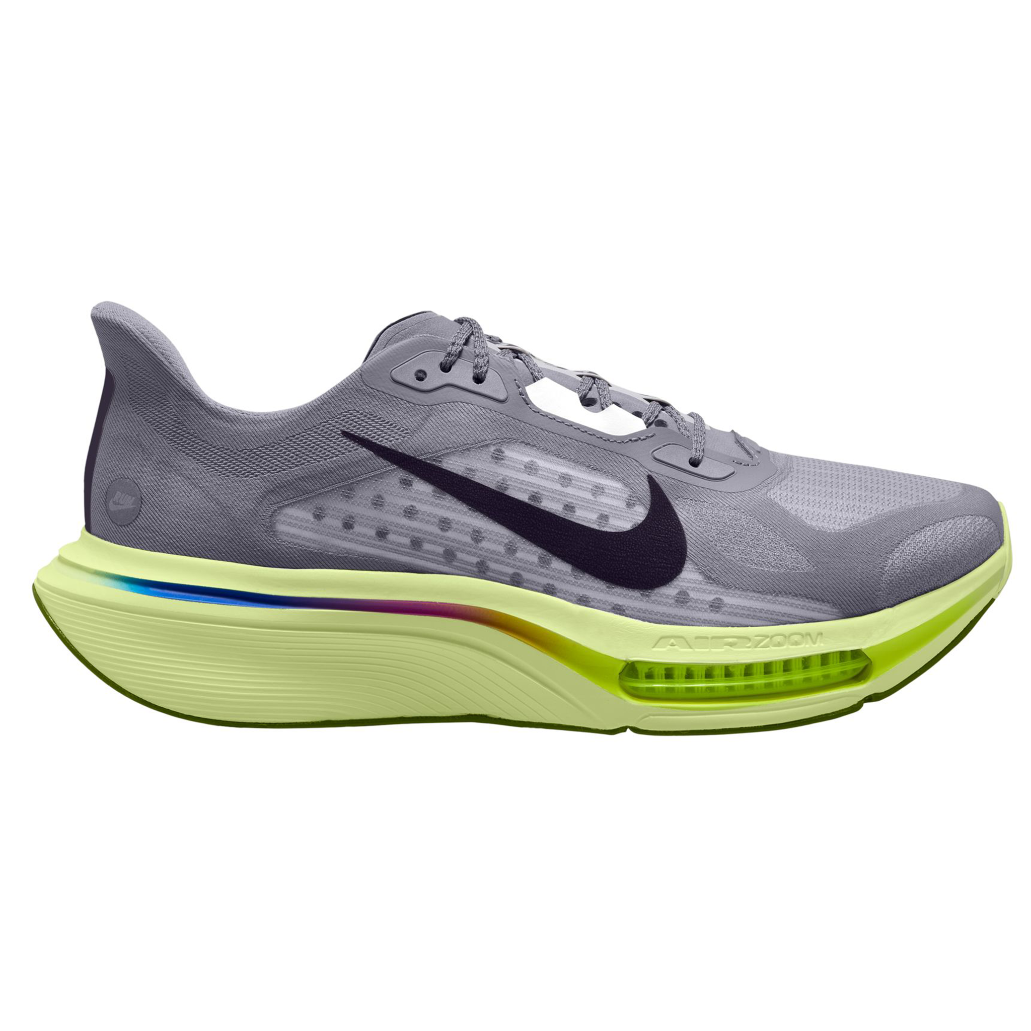 Nike Mens Pegasus Plus 2 - Stealth/Purple Dynasty/Volt - Neutral - HO26