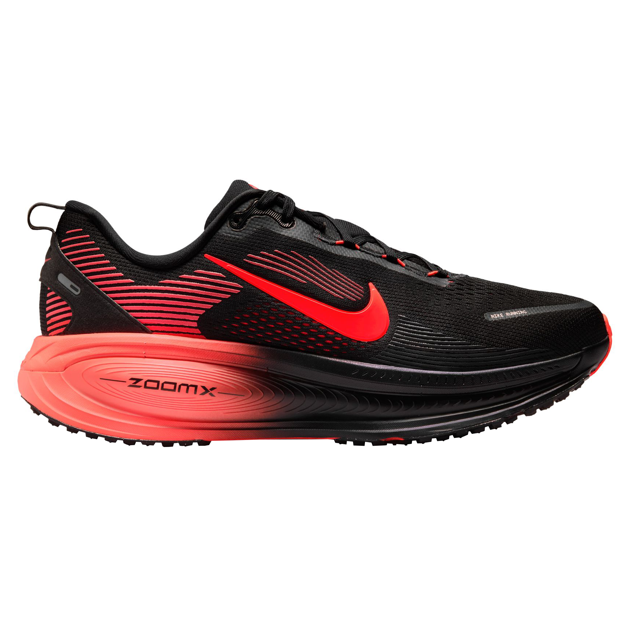 Nike Mens Vomero 18 - Black/Bright Crimson/University Red - Neutral - FA26