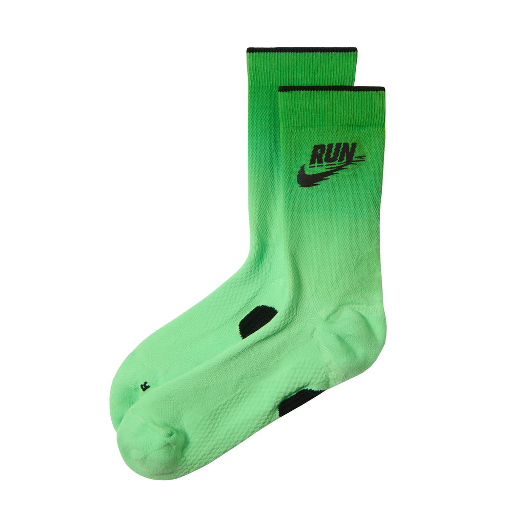Nike Running Midweight Crew Socks - Illusion Green/Black/Reflective