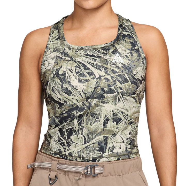 Nike Womens ACG Dri-FIT Trail Running Tank Top - Sequoia/Summit White - FA26