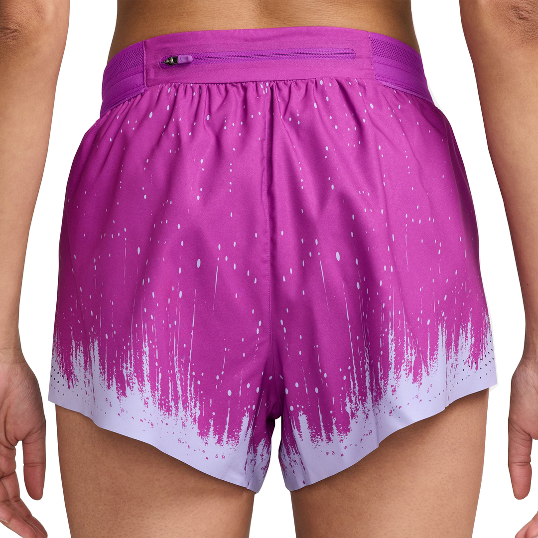 Nike Womens Dri-FIT ADV Brief-Lined AeroSwift Shorts - Vivid Purple/Purple Dynasty - HO26