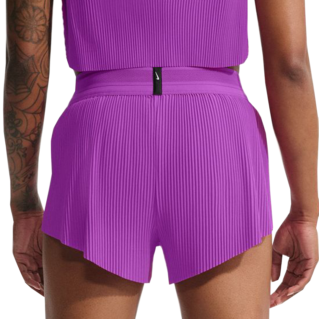 Nike AeroSwift Women's Dri-FIT ADV Mid-Rise 3" Brief Lined Running Shorts - Vivid Purple/Purple Pulse - HO26