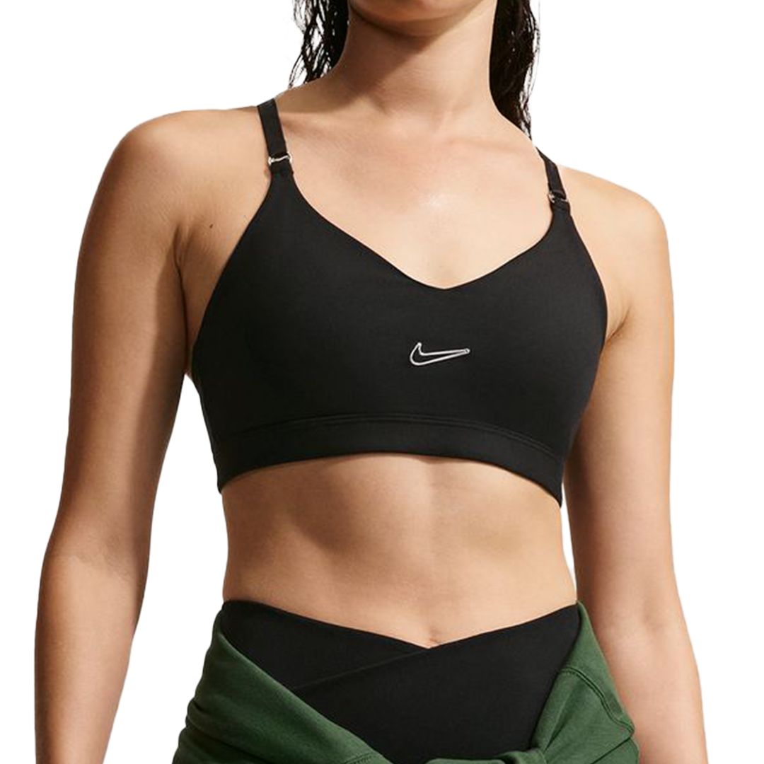 Nike Womens Indy Light-Support Padded Adjustable Sports Bra - Black - SP26
