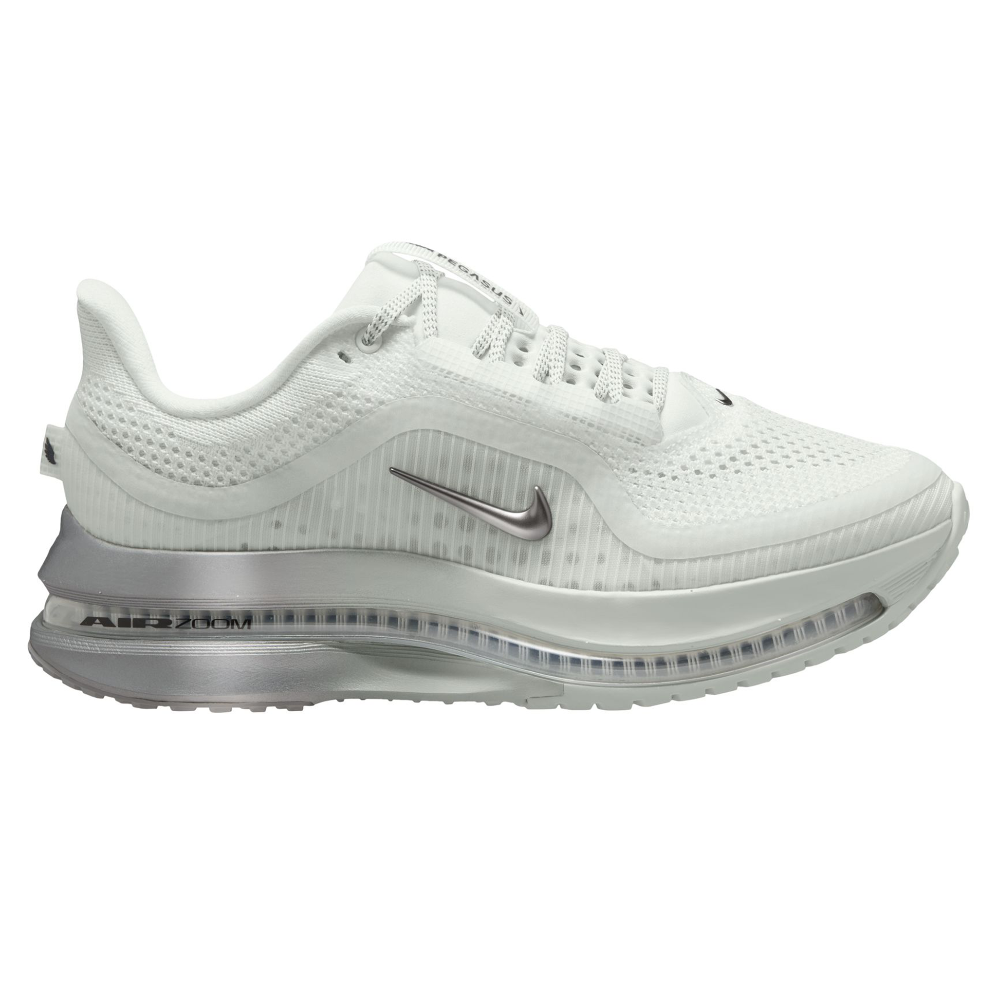 Nike Womens Pegasus Premium - Summit White/Metallic Silver/Grey Fog - Neutral - FA26