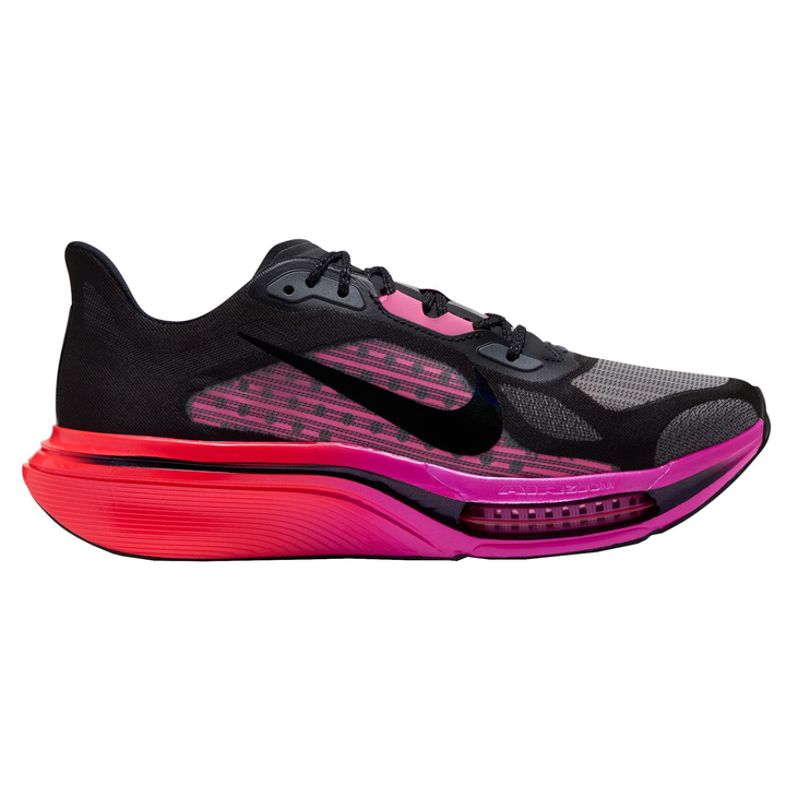 Nike Womens Pegasus Plus 2 - Black/Black/Hyper Pink/Laser Crimson - Neutral - HO26