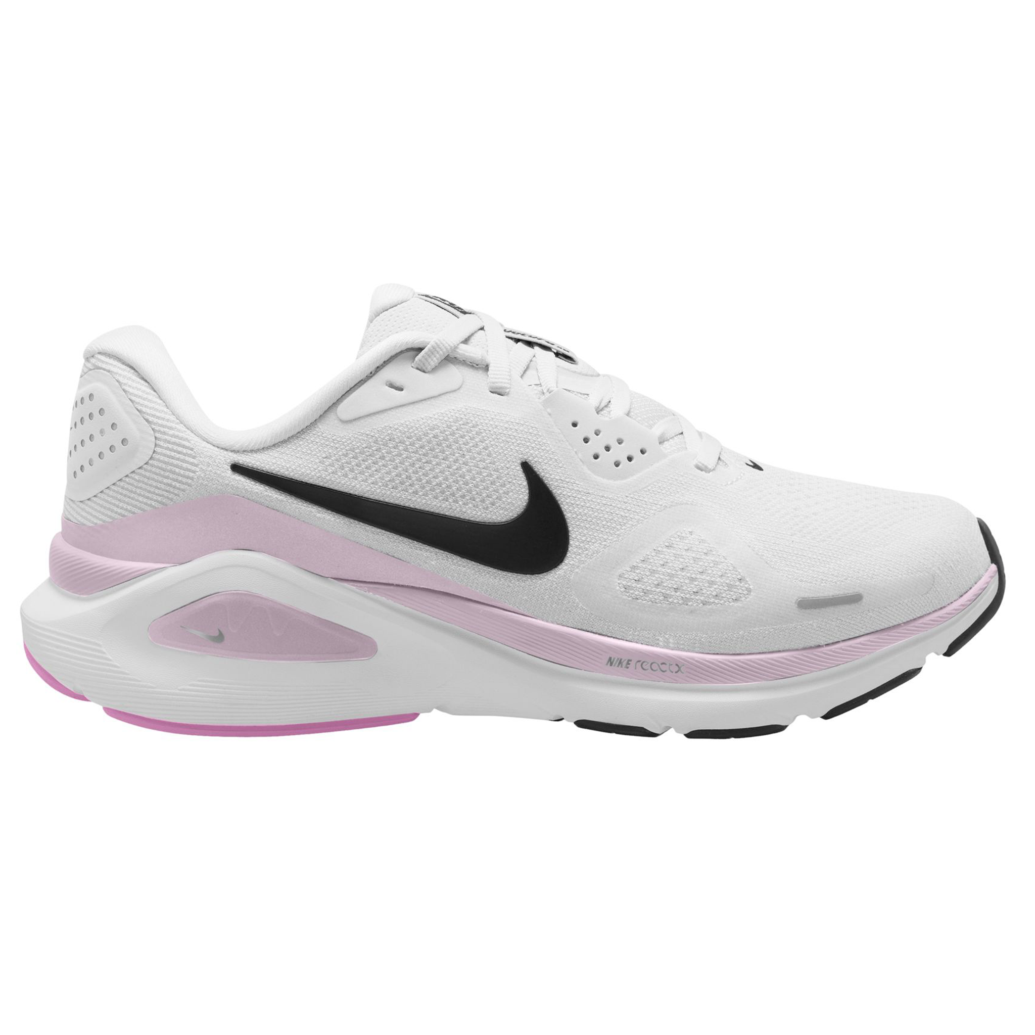 Nike Womens Structure 26 - White/Black/Bleached Lilac/Light Magenta - Stability - FA26