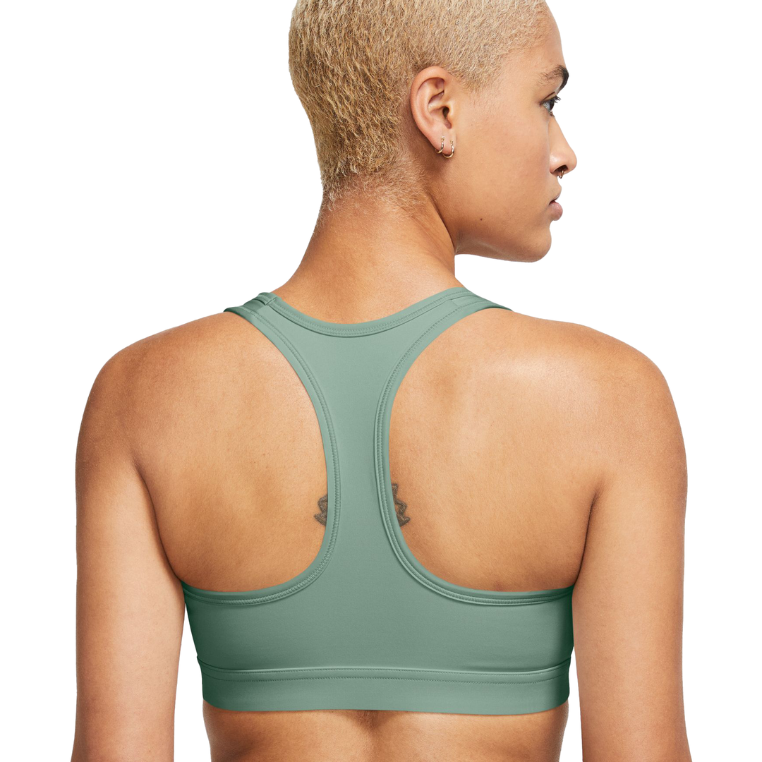 Nike Swoosh Womens Medium Support Padded Sports Bra - Steam/White - SP26