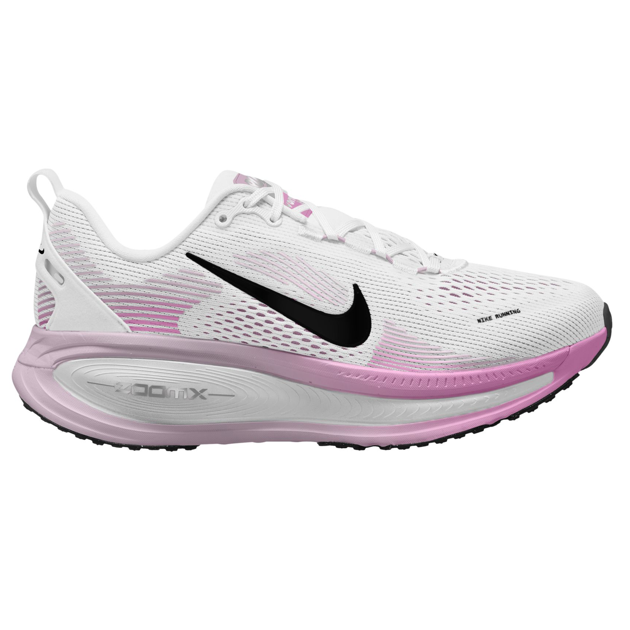 Nike Womens Vomero 18 - White/Black/Bleached Lilac/Light Magenta - Neutral - FA26