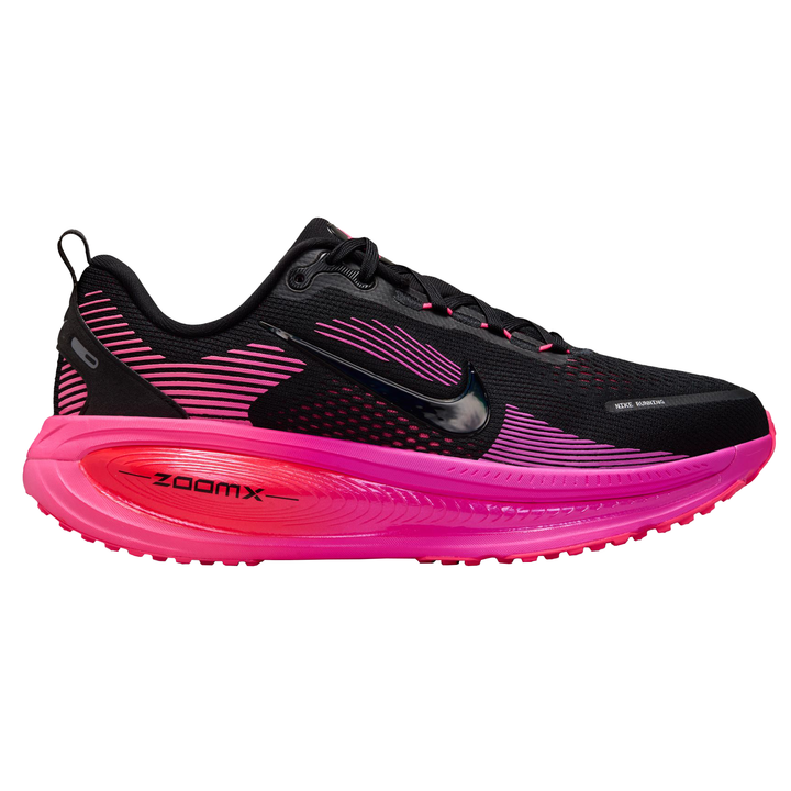 Nike Womens Vomero 18 - Black/Black/Hyper Pink/Laser Crimson - Neutral - FA26