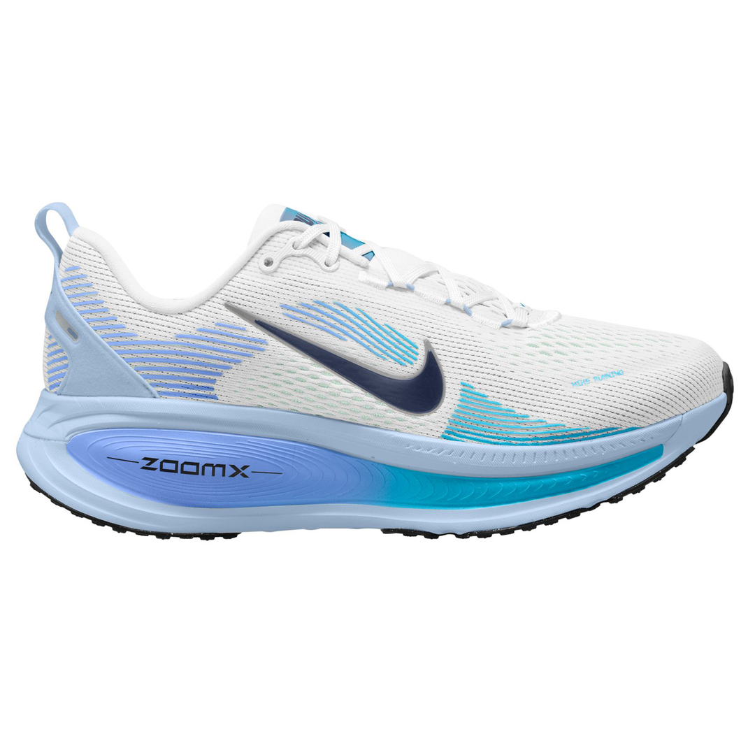 Nike Womens Vomero 18 - White/Midnight Navy/Blue Fury | Run North West Nike Womens Vomero 18 - White/Midnight Navy/Blue Fury | Run North West