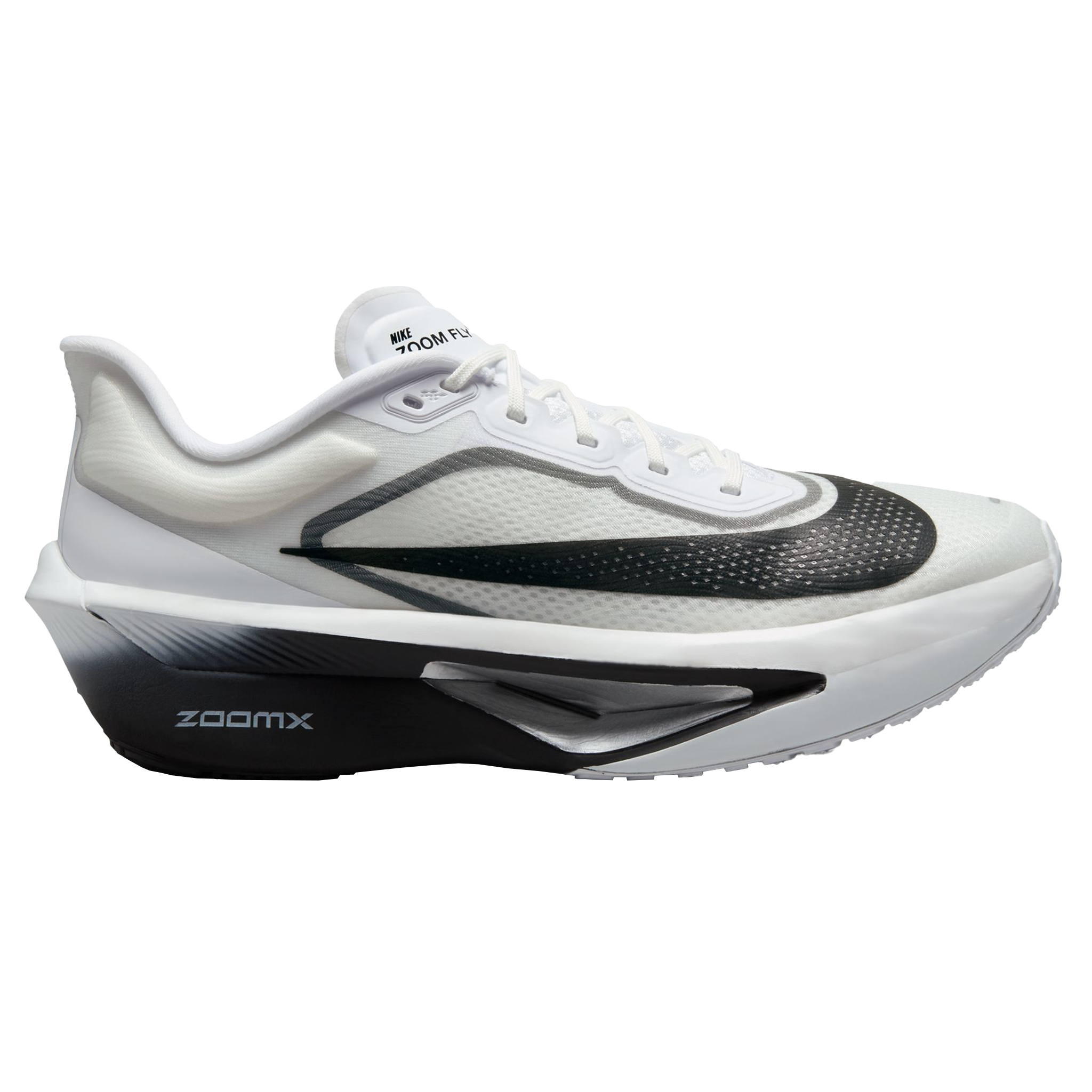 Nike Mens Zoom Fly 6 - White/Black/Smoke Grey/Metallic Silver - Neutral