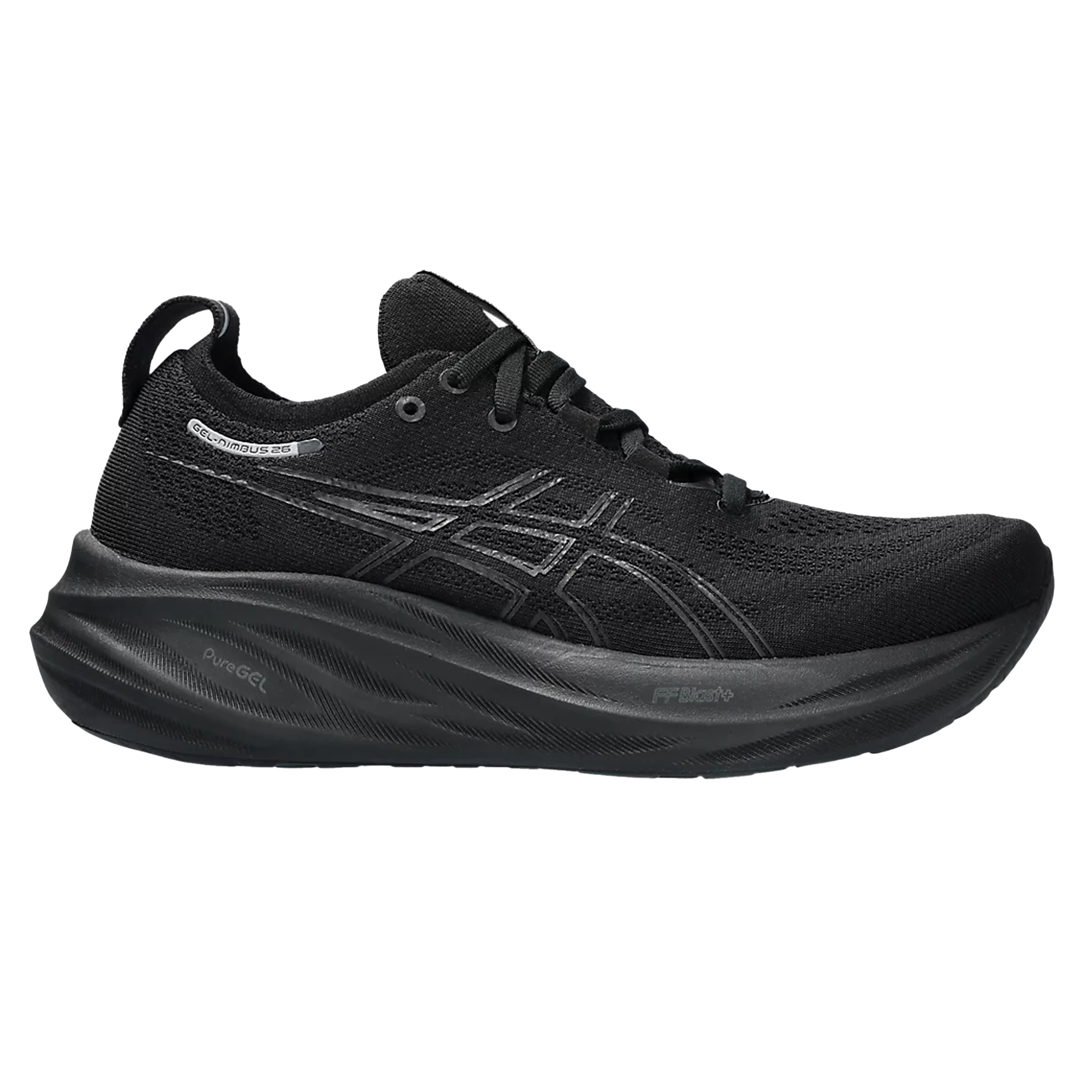 All black asics womens sales