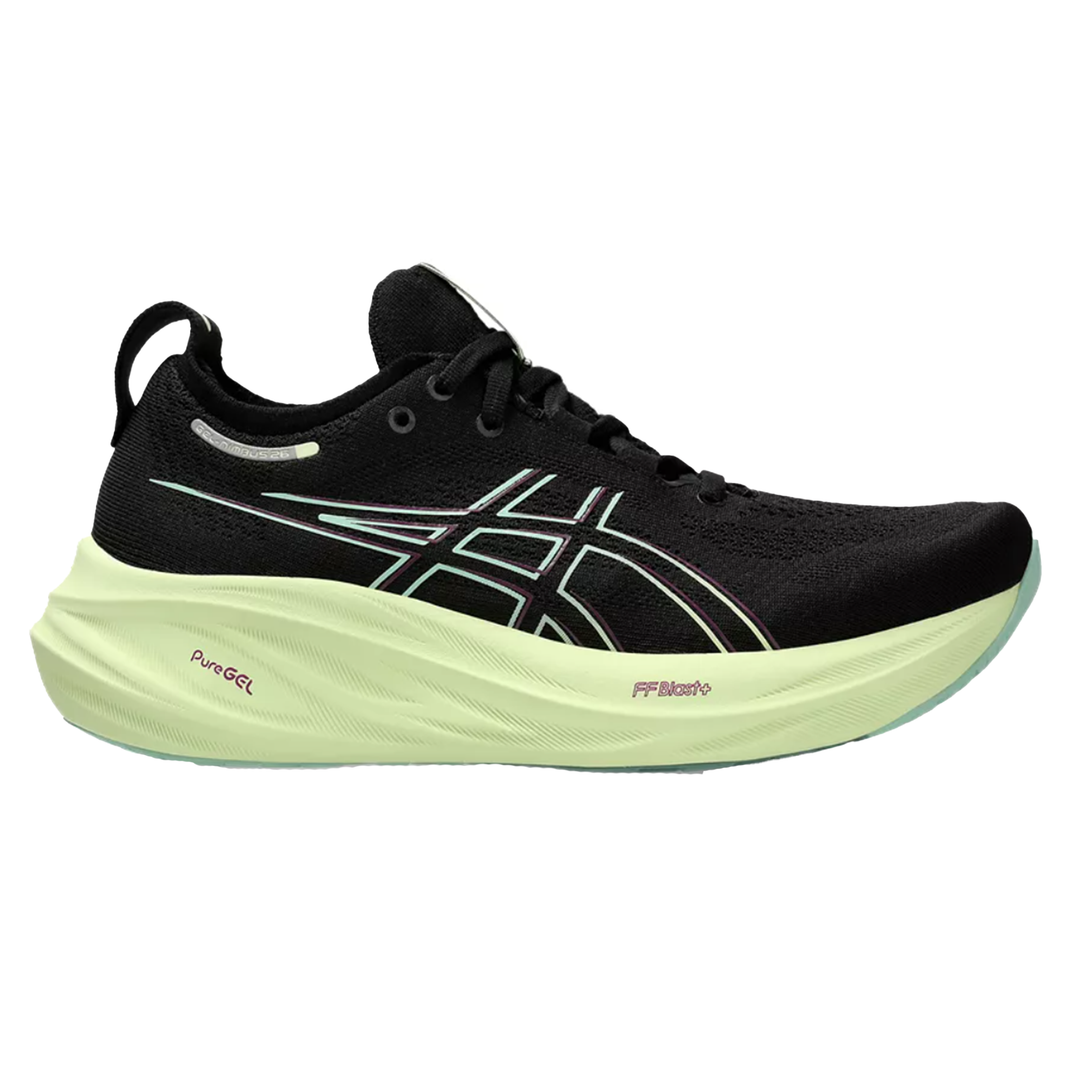 Asics nimbus 2 black womens discount