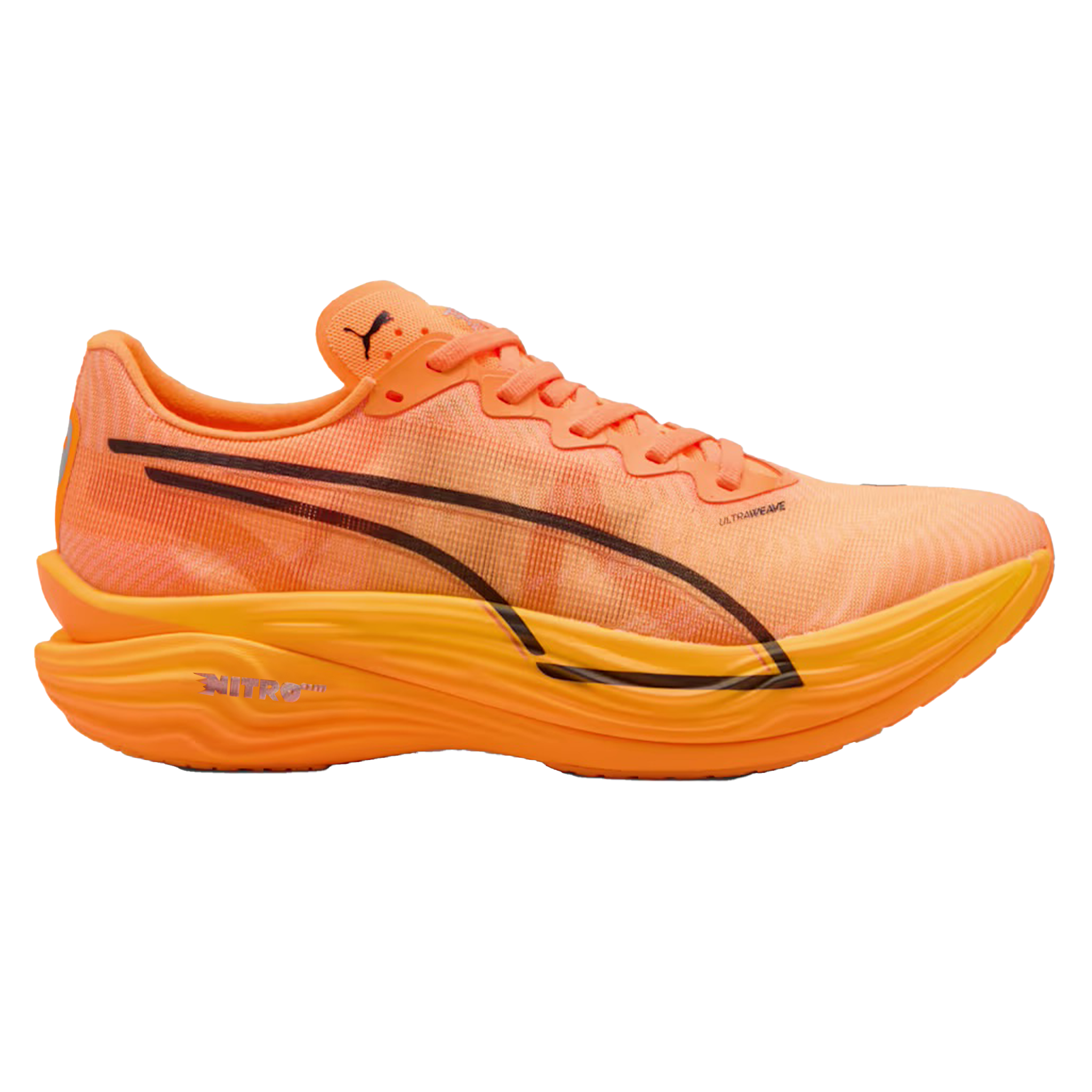 Puma Mens Deviate NITRO Elite 3 - Heat Fire/Puma Black - Neutral - AW25