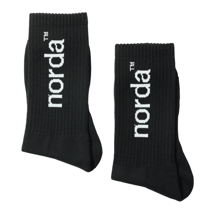Norda Retro Socks - Black - SS26