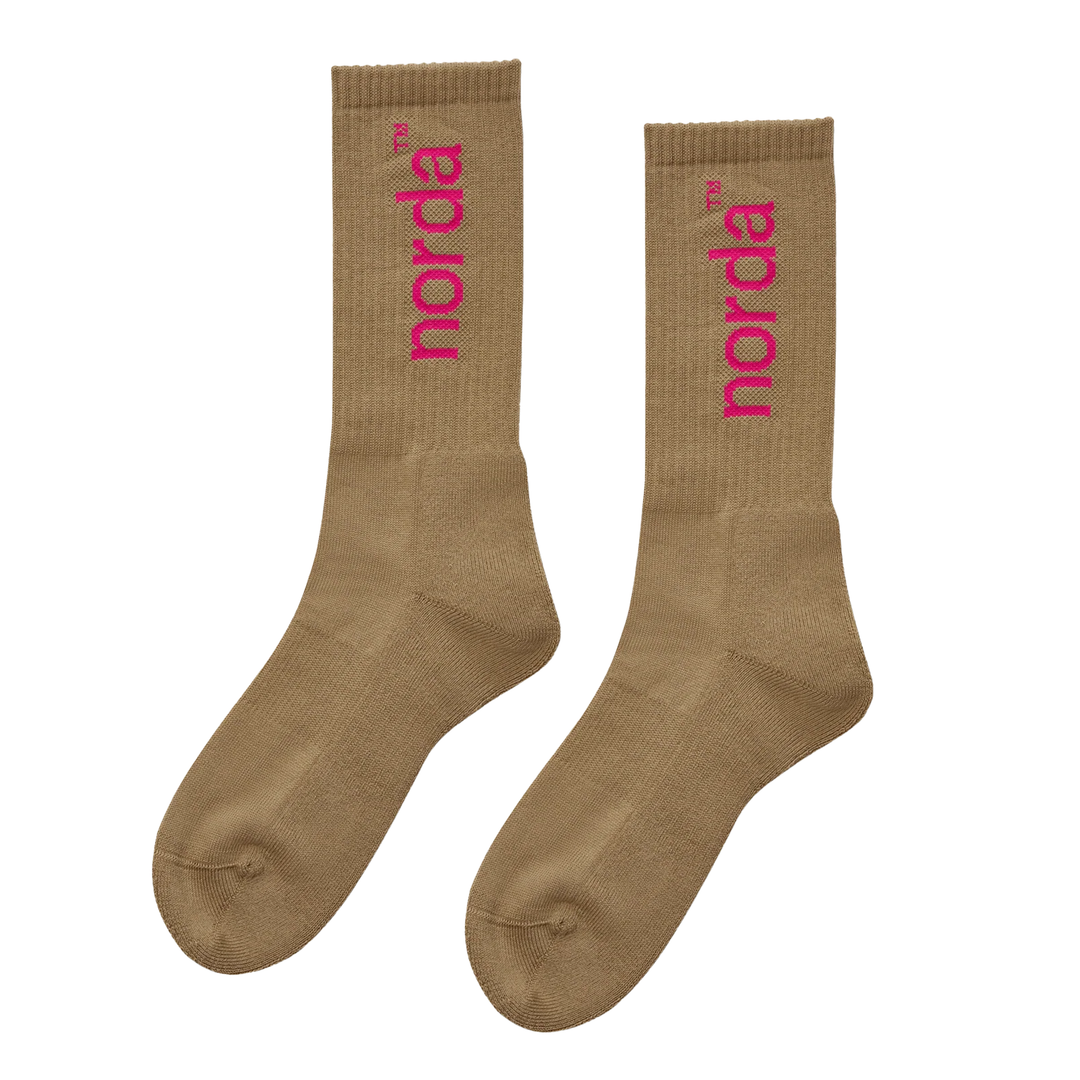 Norda Retro Socks - Pink Fudge - SS26